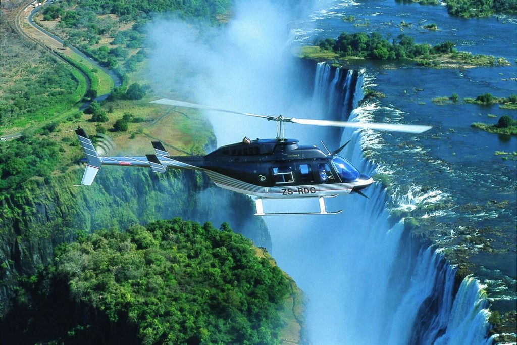Helicopter Flights on top of the falls
