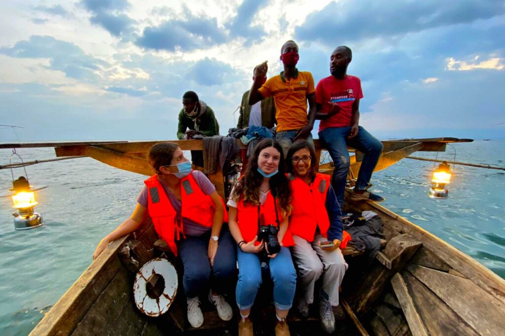 Night fishing on Lake Kivu